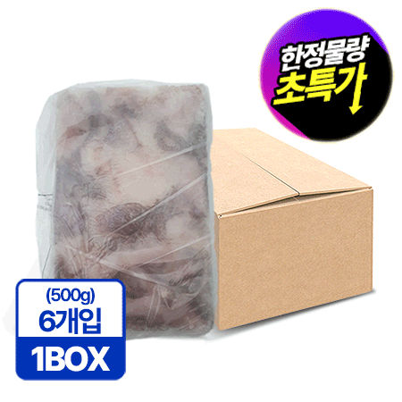 ♥수산특가♥절단낙지(L_인도네시아 500g*6입 3kg/BOX)