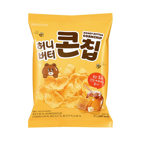 스낵24 허니버터콘칩(40g/EA)