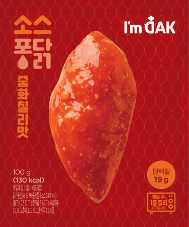 아임닭 소스퐁닭닭가슴살(중화칠리맛 100g/EA)