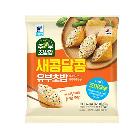 사조대림 새콤달콤유부초밥(10g*60개입 600g/EA)