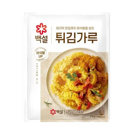 백설 튀김가루(2Kg/EA) [원산지: 상세설명참조]