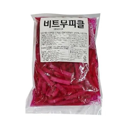 일미농수산 비트무피클(무55% 1Kg/EA) 업소용 반찬