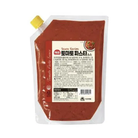 해표 토마토파스타소스(파우치형 2Kg/EA) (26.11.27까지)