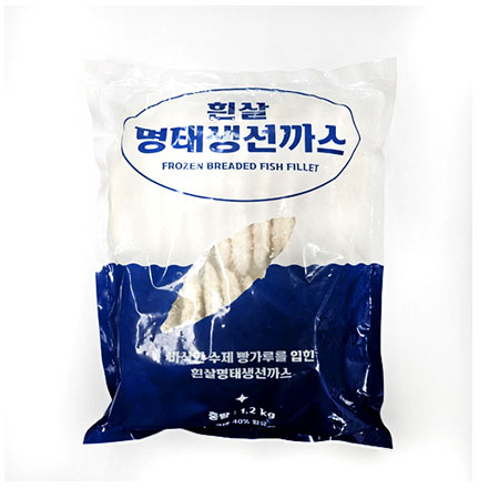 아쿠아링크 흰살명태생선까스(60g*20입 1.2Kg/EA)