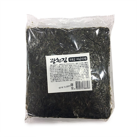 광천김 파래김(100매 140g/EA)/국내산