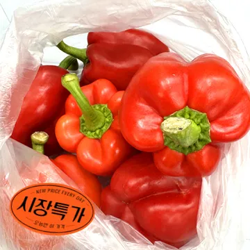 ★매일시장특가★ 빨강파프리카(1Kg/EA) 초특가 채소 야채 파프리카