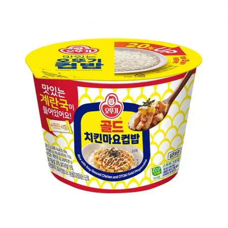 오뚜기 컵밥(골드치킨마요덮밥_즉석국_실중량281.5g 282g/EA)