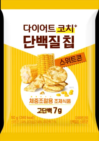 종근당건강 다이어트코치단백질칩(스위트콘 50g/EA)