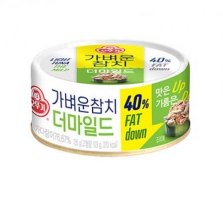 오뚜기_LIGHT&JOY 가벼운참치더마일드(캔 135g/EA)