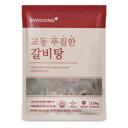 교동식품 푸짐한갈비탕(간편조리_스트레이트 1.5Kg/EA)