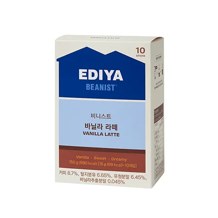 이디야 바닐라라떼(15g*10T 150g/EA)