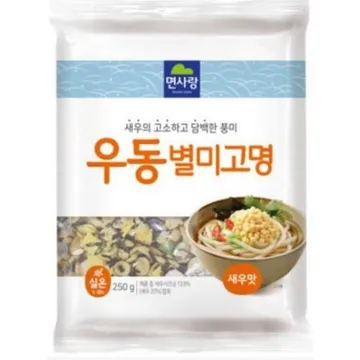 면사랑 우동별미고명(새우맛 250g/EA)