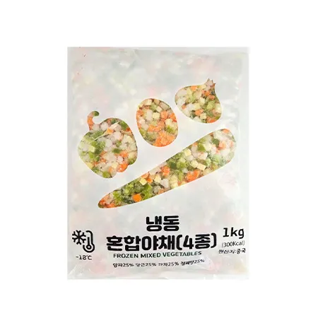 마당발 냉동혼합야채(4종_양파+당근+감자+청피망 1Kg/EA)