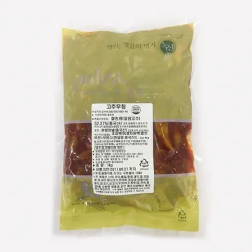 녹선 양념고추지(1Kg/EA) 업소용 반찬