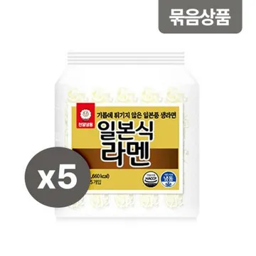 천일식품 일본식라멘(220g*5입 1.1Kg/EA)