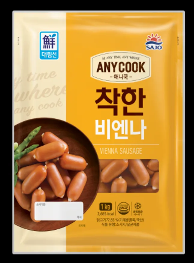 애니쿡 착한비엔나소시지(1Kg/EA) 이미지