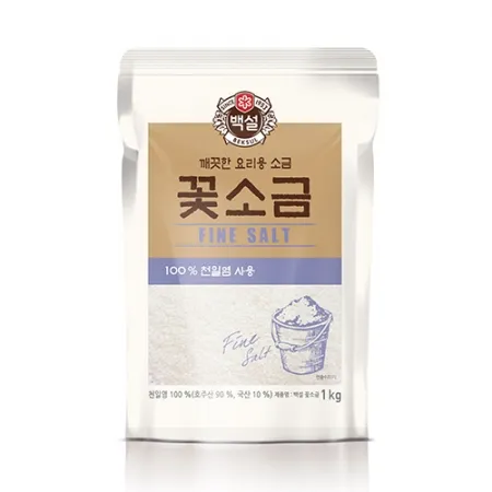 백설 꽃소금(1Kg/EA)