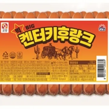 사조오양 후랑크 소시지(빅켄터키 1Kg/EA) 소세지 [원산지: 상세설명참조] 묶음특가