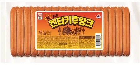 사조오양 후랑크 소시지(빅켄터키 1Kg/EA) 소세지 묶음특가