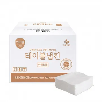 이츠웰 테이블냅킨(실속 80매*60속 BOX)