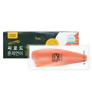 ♥ 수산특가 ♥ ★초특가★ 코호 프리미엄 훈제연어(5-7미 9Kg/BOX) 연어 뷔페 샐러드