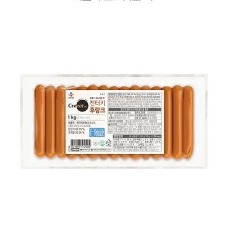 ★제당 초특가★크레잇 후랑크 소시지(켄터키 1Kg/EA) 소세지 이미지