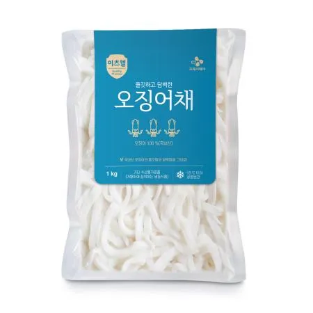 이츠웰 오징어채(1Kg/EA)/국내산