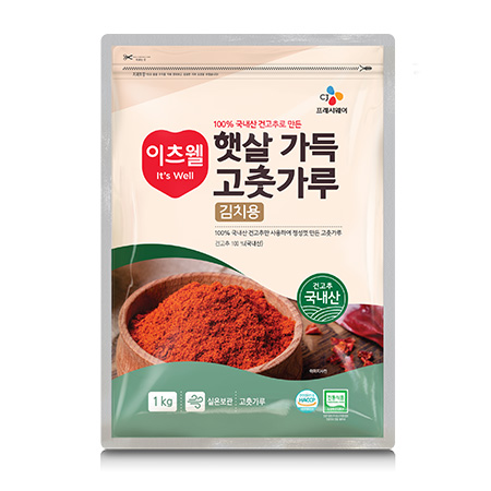 이츠웰 햇살가득고춧가루(김치용 1Kg/EA)