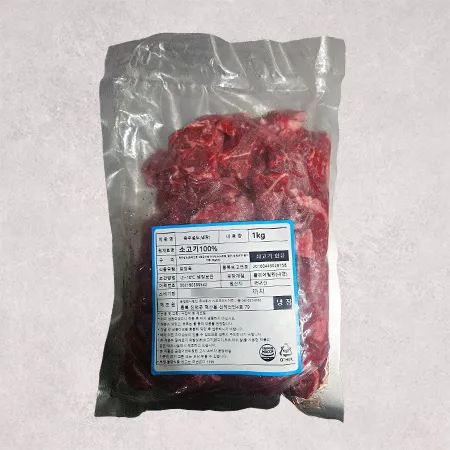 ♥정육특가♥ 육우설도 (3등급이상, 3*3*0.3cm, 국내산, 냉장 1Kg/EA) 불고기용