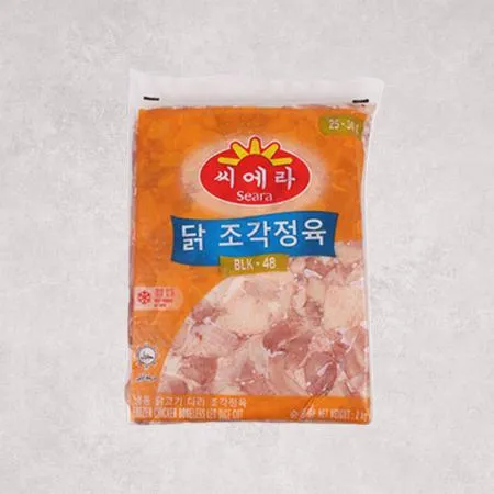 ♥정육특가♥ 씨에라 닭조각정육(25~30g/개 2kg*6개입 12kg/BOX) 조각정육 CJ정육점