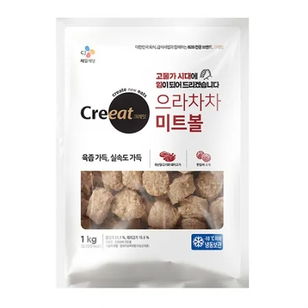 크레잇 으라차차미트볼(100±5개입 1Kg/EA)