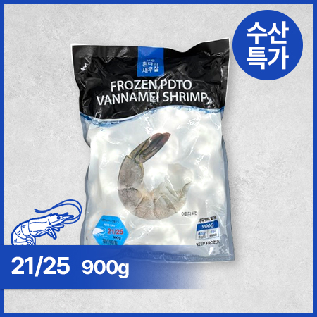 PRIDE 생칵테일새우(바나메이_PDTO_21~25 900g/EA) 냉동새우 새우