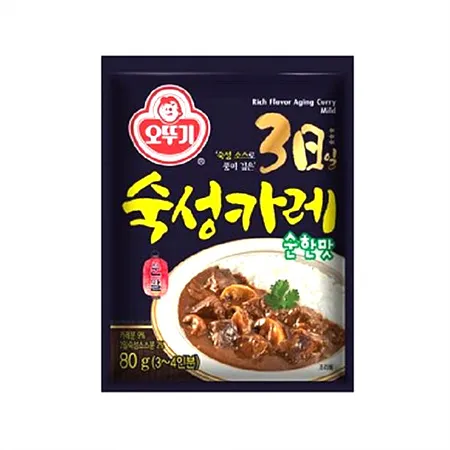 오뚜기 3일숙성카레(순한맛 80g/EA) 커리