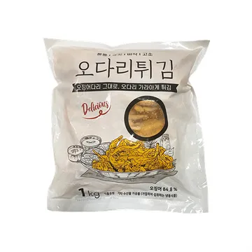 오튀봉 오다리튀김(25g*40±2입 1Kg/EA) [원산지: 상세설명참조]