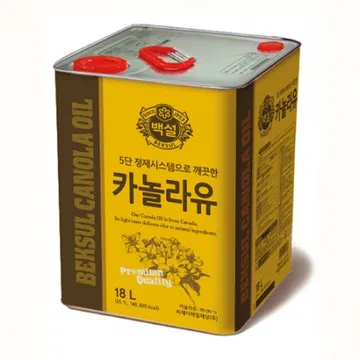 백설 카놀라유(18L 16.488Kg/EA)