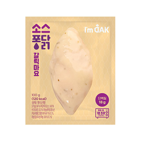아임닭 소스퐁닭닭가슴살(갈릭마요맛 100g/EA)