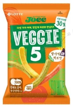 롯데웰푸드 조이베지5(발사믹허브맛 50g/EA)