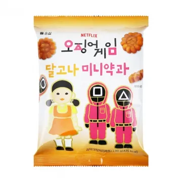 미성패밀리 오징어게임달고나미니약과(개별포장_약10개입 90g/EA)
