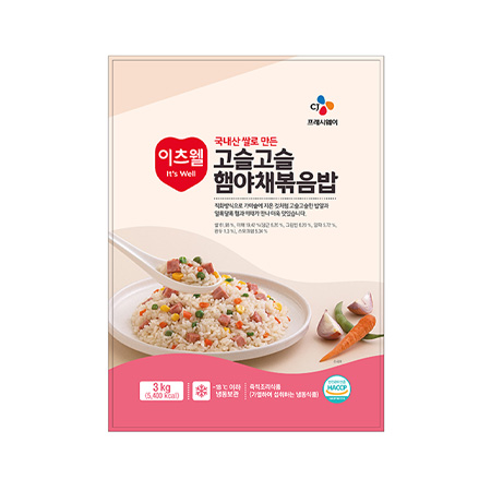 이츠웰 고슬고슬햄야채볶음밥(NEW 3Kg/EA)