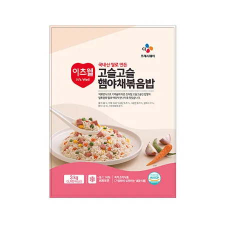 이츠웰 고슬고슬햄야채볶음밥(NEW 3Kg/EA)