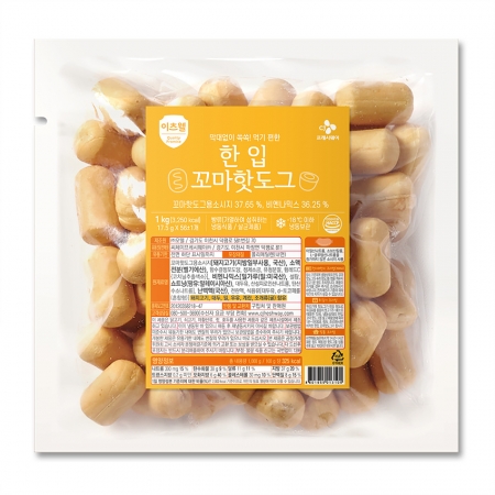 이츠웰 한입꼬마핫도그(56±1개입 1Kg/EA) 이미지