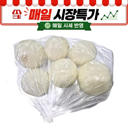 ★매일시장특가★ 깐양파(5-6입내외 2Kg/EA) 중국산