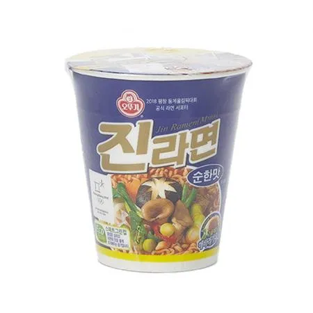 오뚜기 진라면(컵_순한맛 65g/EA)