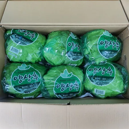 ★매일시장특가★ 국산 양상추 6입/BOX (겉잎미제거) 이미지