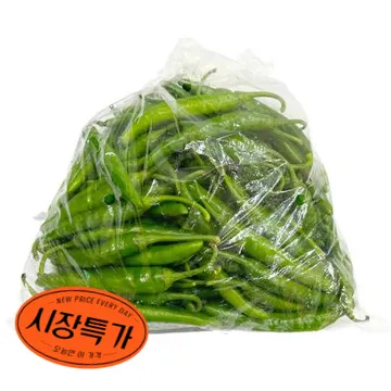 ★매일시장특가★ 청양고추(특 1Kg/EA) 고추 매운고추 땡초 초특가 채소 야채 고추 청양