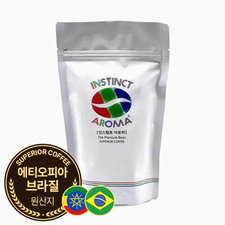 인스팅트아로마 원두 (에티오피아, 브라질 블렌드 500g/EA 아라비카 100%)