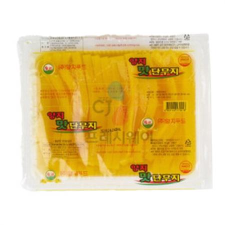 양지푸드 단무지(11mm 김밥용 2.8Kg/EA)  업소용 반찬 이미지