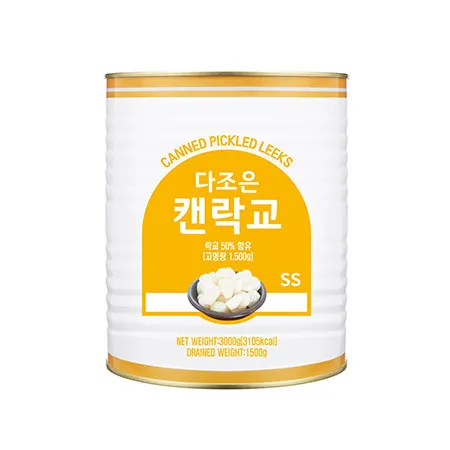 이엔푸드 다조은락교(SS 3Kg/EA) 업소용 반찬