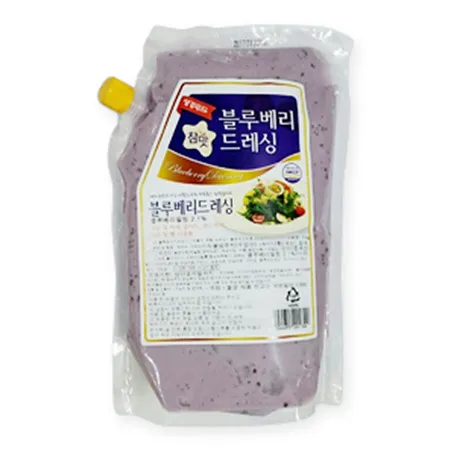 평강 블루베리드레싱(2Kg/EA) 소스 [원산지: 상세설명참조]