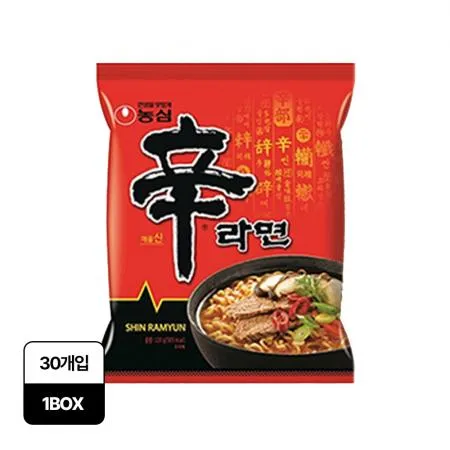 농심 신라면(봉지라면 120g*30EA/BOX) 라면